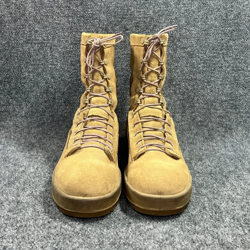 ALTAMA Combat Boots Men's Size‎ 12.5 Tan Suede Gore-Tex GTX Military Work Flight